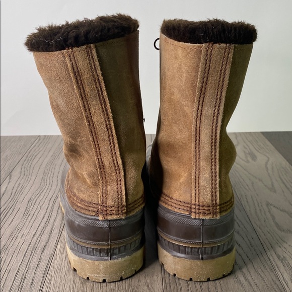 Sorel Tan Suede Lace-Up Boots Men’s Size 10 - Picture 6 of 11